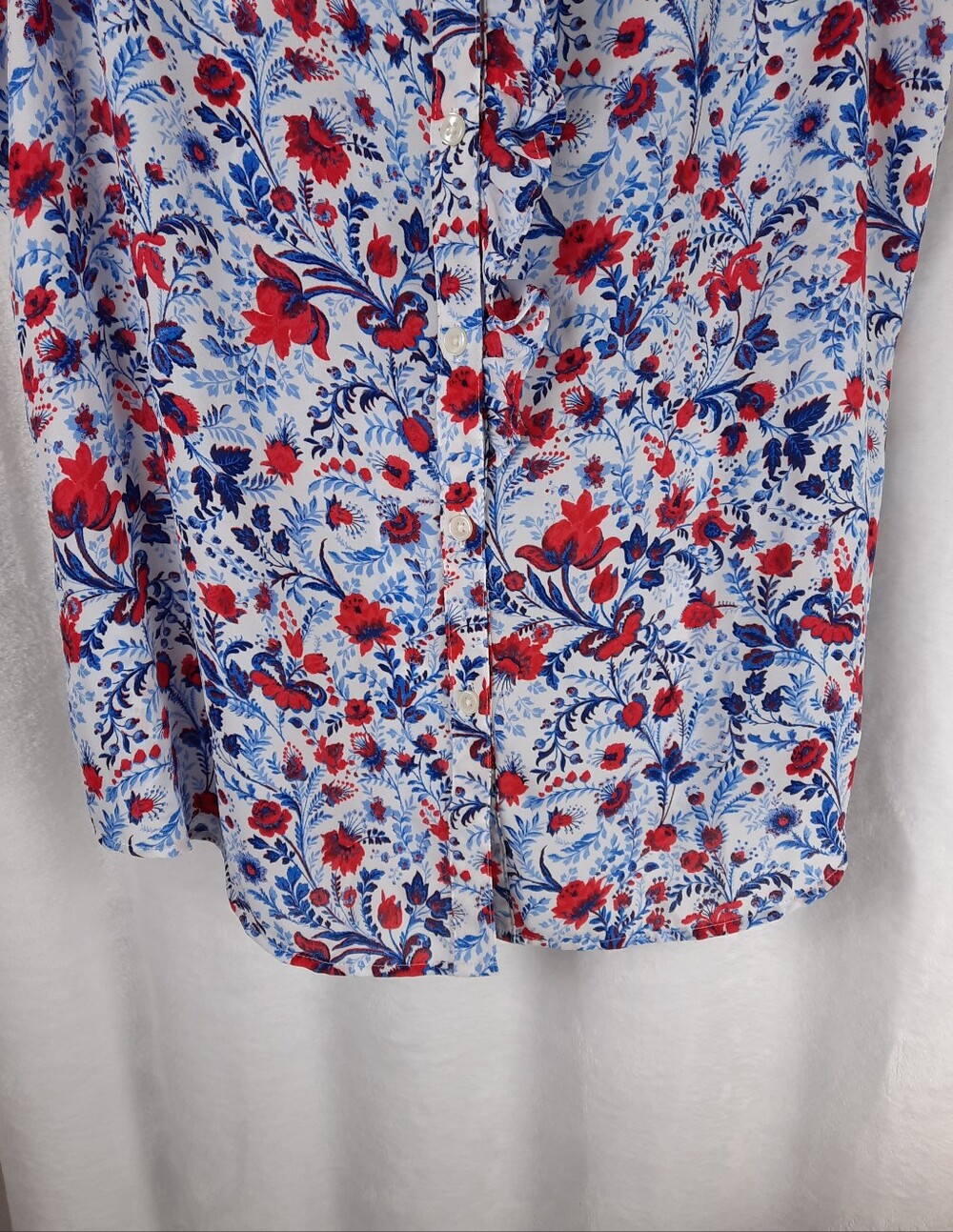 Ann Taylor Loft Floral Print Sleeveless Top Size XLP - Picture 5 of 12